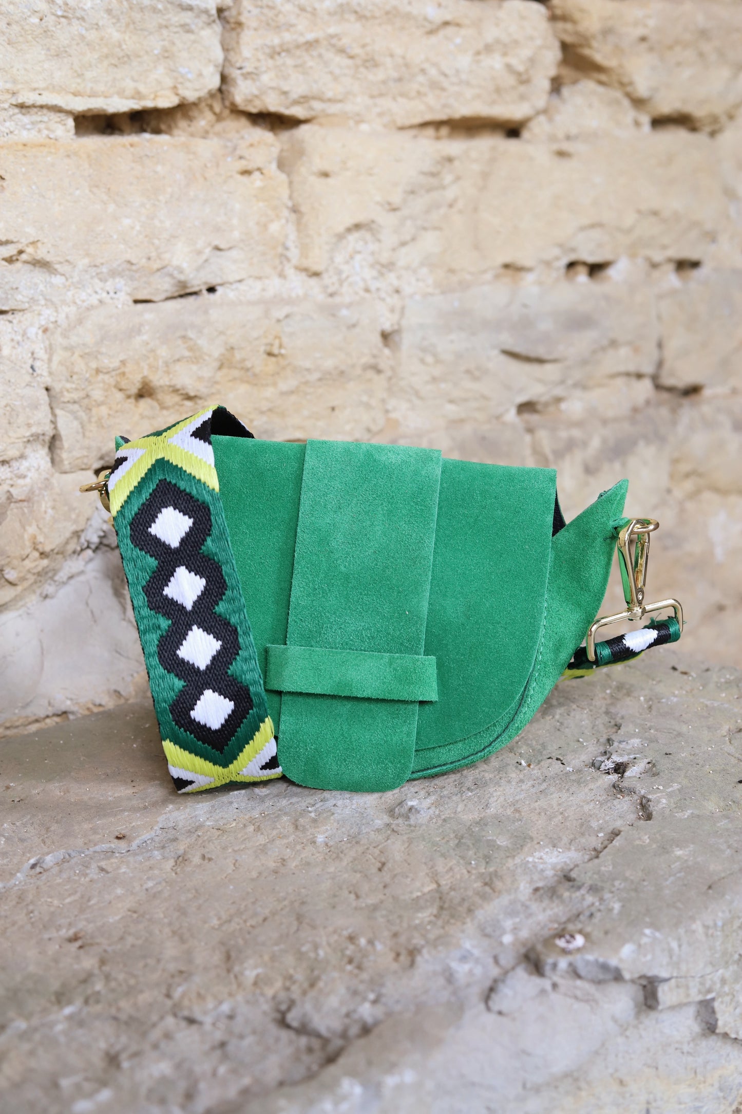 Sac Marie Claire daim vert