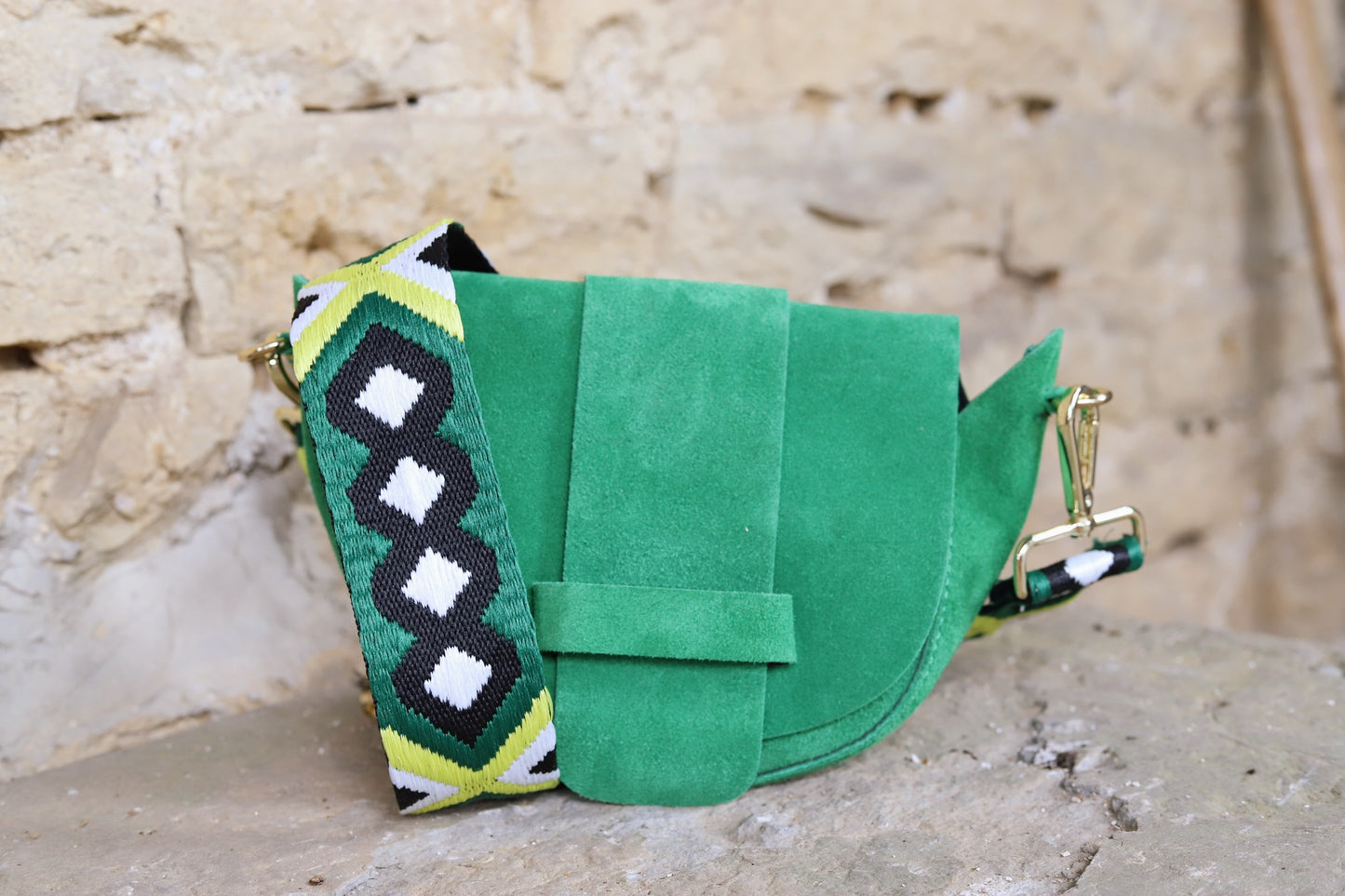 Sac Marie Claire daim vert